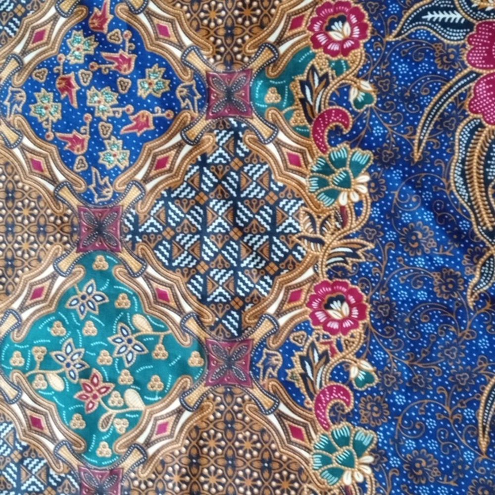 Batik tablecloth rectangular - Picture 3 of 5